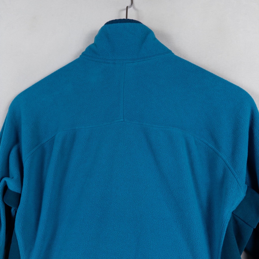 The North Face Fleece Jacket Womens Large Blue Full Zip Mock Neck Lightweight - Picture 4 of 9